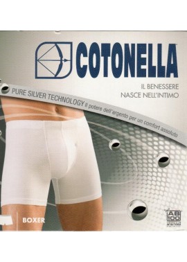 COTONELLA Boxer Uomo In Cotone Elasticizzato con apertura centrale